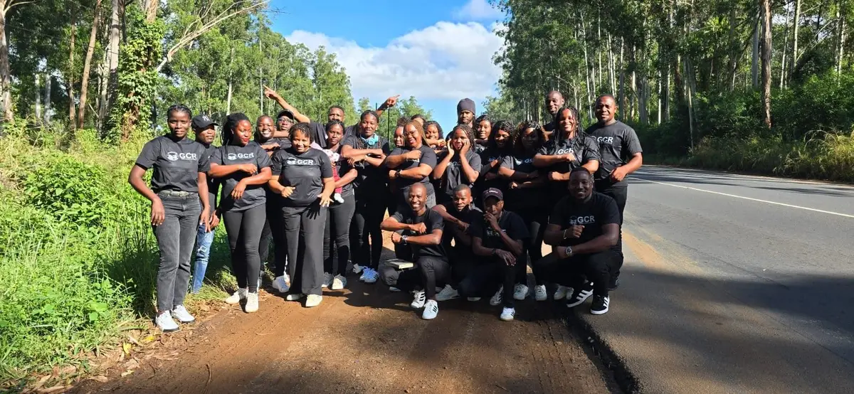 Equipa da GCR em missão de terreno